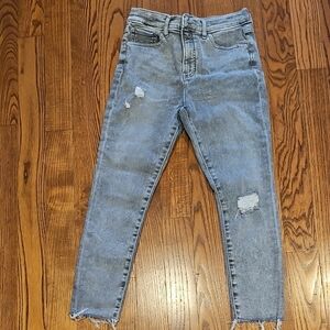 Distressed Blue Women's Jeans